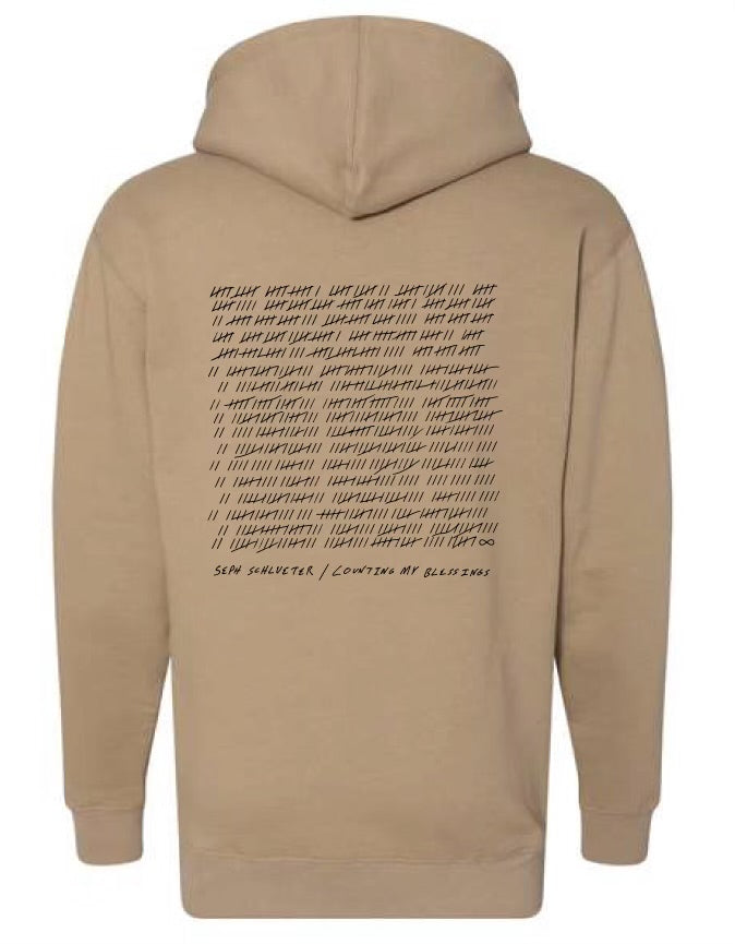 Seph Schlueter "Counting My Blessings" Sandstone Hoodie